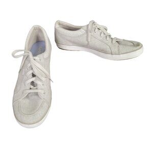 Keds Womens Size 9.5 Shoes Casual Sneakers Center Chambray Lace-Up Dream Foam